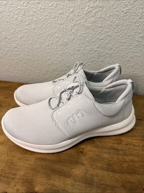 Ryka Light Gray Slip-On Athletic Sneakers size 9.5 M